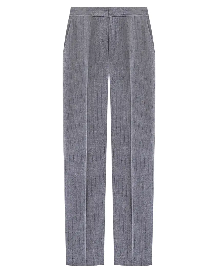 Pantaloni Lana Grigia Uomo - Eleganza e Comfort | Tasche pratiche