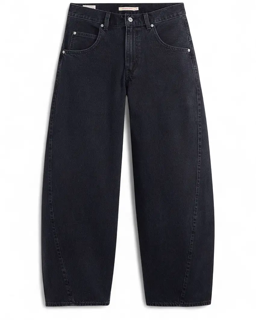 Jeans Barrel Vita Alta - Levi's Baggy | Denim Resistente