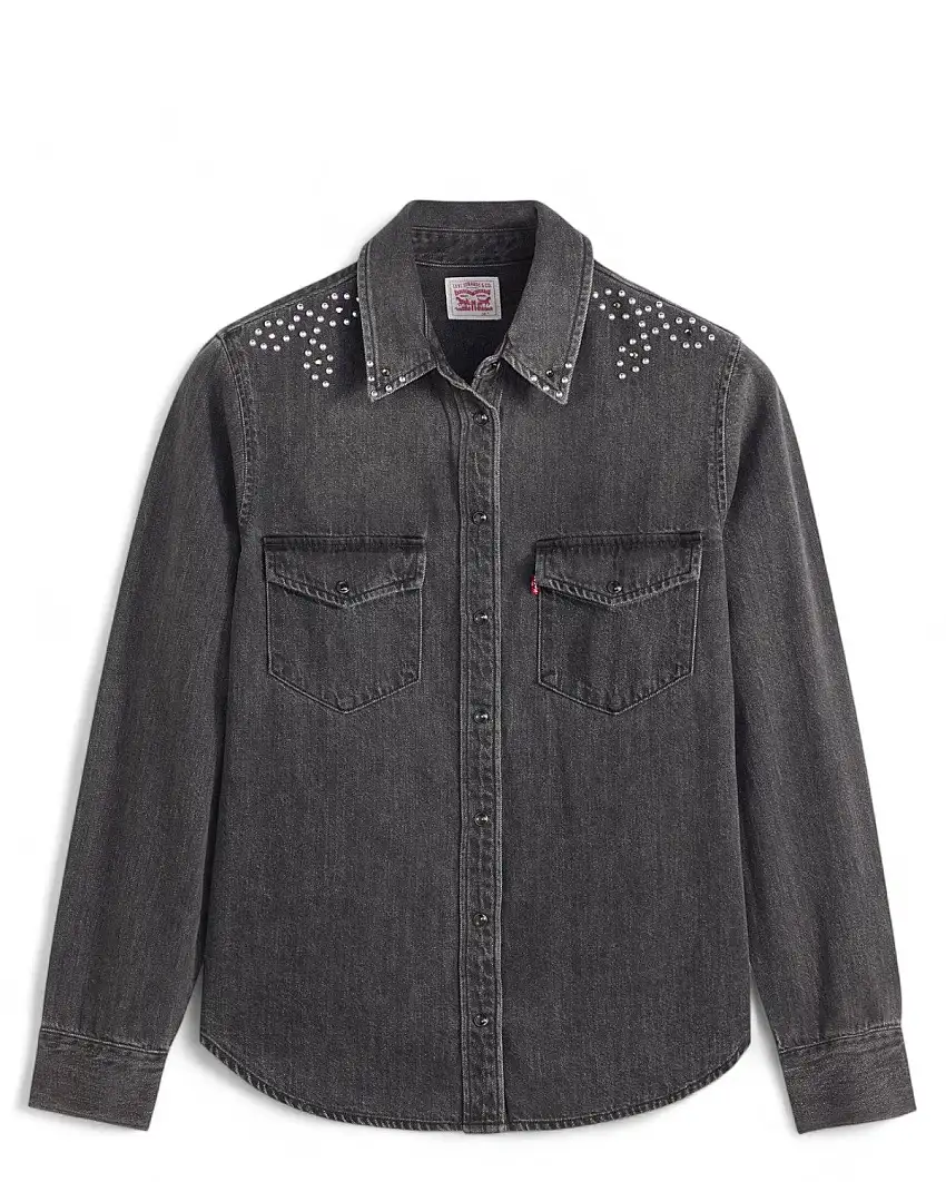 Camicia Western Denim con Borchie - Donna Levi’s
