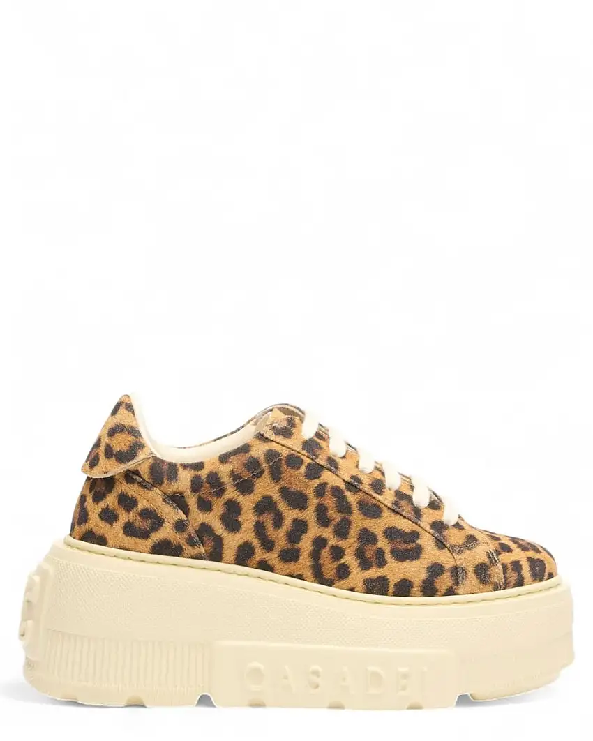 Casadei Malesia Nexus | Sneakers leopardate con zeppa 70mm