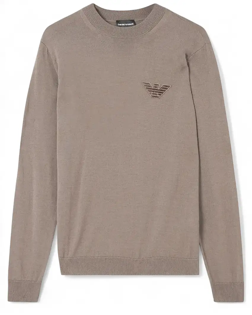 Maglione Lana Vergine Girocollo - Eleganza Emporio Armani