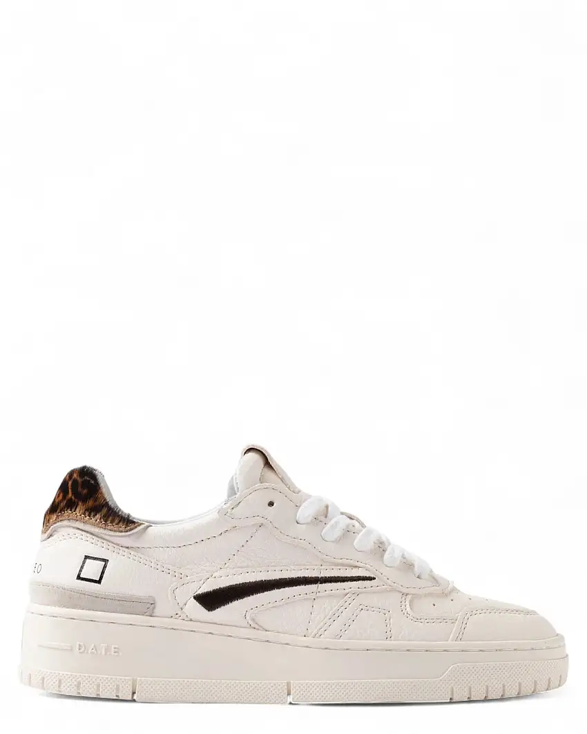 Sneakers D.A.T.E. Torneo White-Leopard Donna