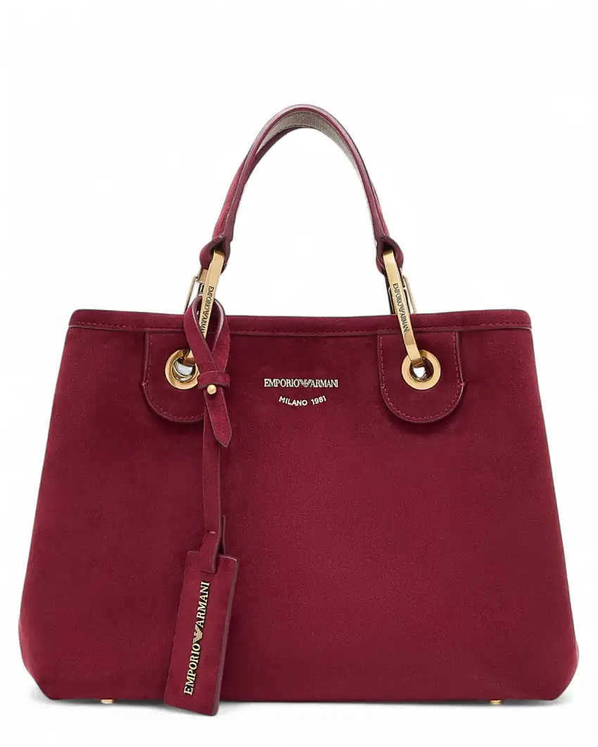 Borsa Emporio Armani MyEA Shopper Piccola Suede