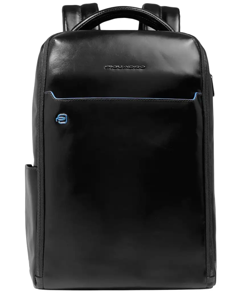 Zaino Blue Square in Pelle Porta PC 14" e Tablet | Eleganza Business
