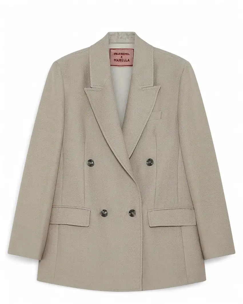 Blazer Oversize destrutturato in Sablé Marella Codesign