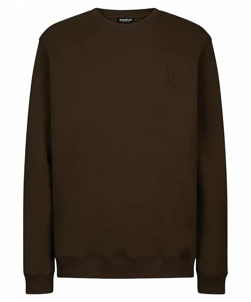 Felpa Cotone Logo Tribale Dondup