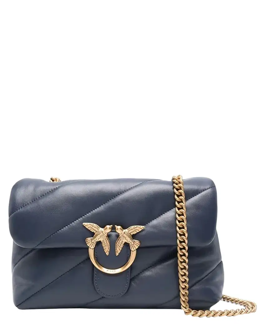 Borsa Love Puff Trapuntata con Catena Regolabile