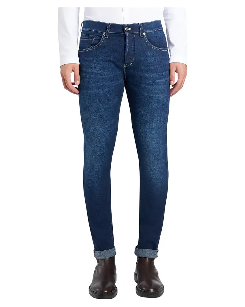 Jeans Dondup George Skinny Fit - Stretch Blu Scuro