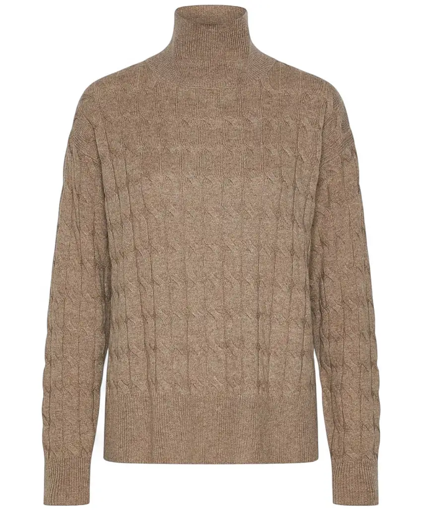 Lupetto Lana Cashmere con Trecce Chic