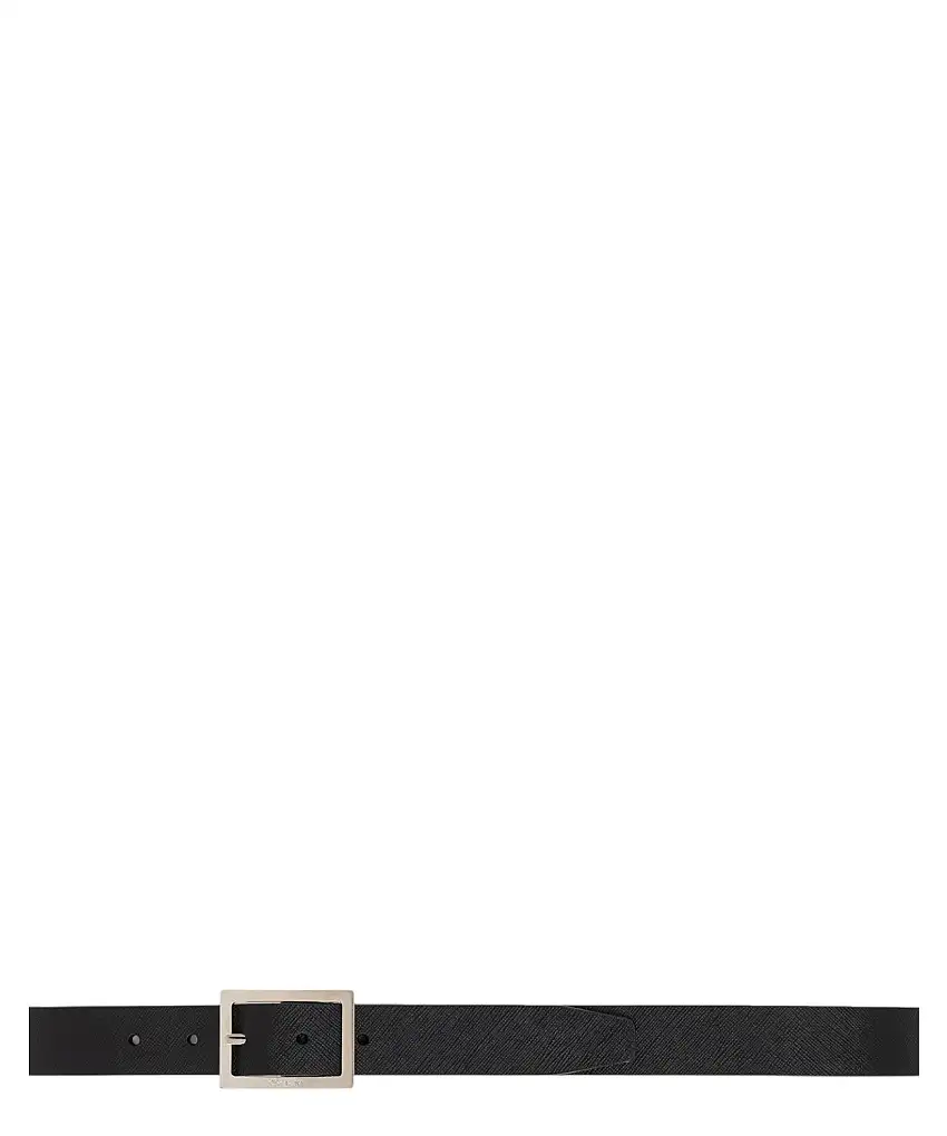 Cintura Reversibile Saffiano Double 3 cm – Pelle Made in Italy