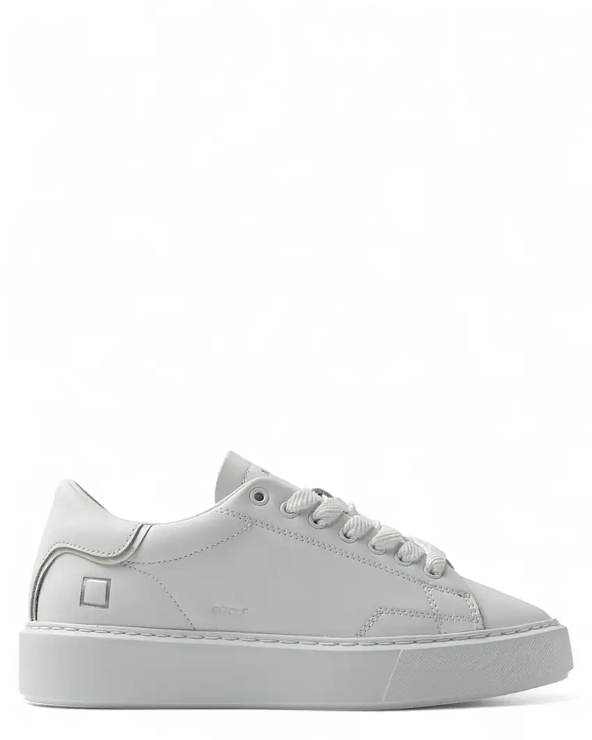 Sneakers D.A.T.E. Sfera Calf White Donna in Pelle