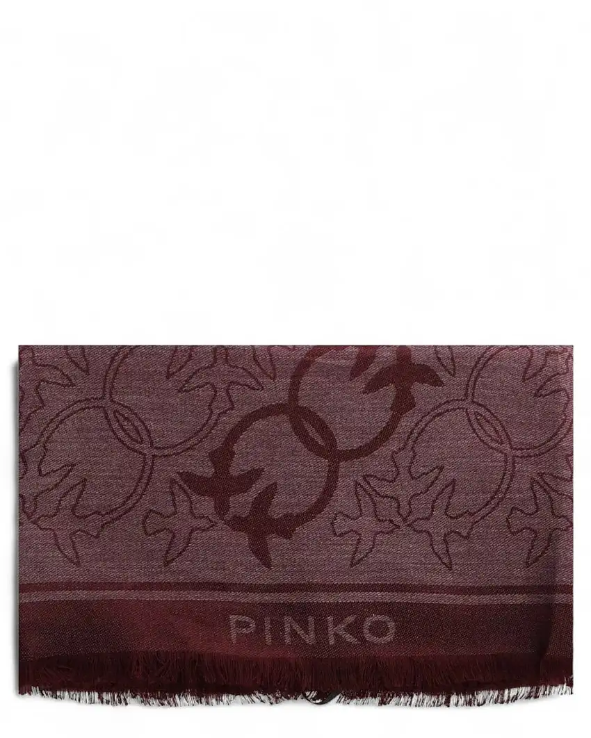 Foulard Jacquard Love Birds Pinko 95x95 cm