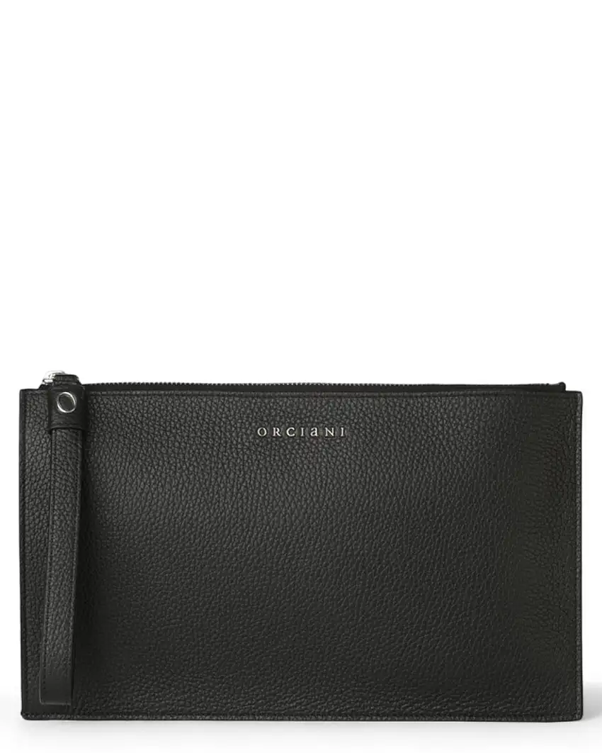 Busta Micron Pelle RFID con Polsiera e Design Elegante