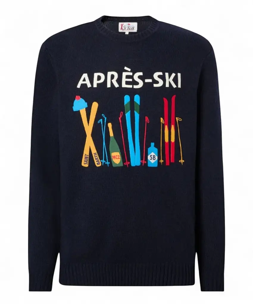 Maglione Ricamo Cashmere Après-Ski - Stile Invernale