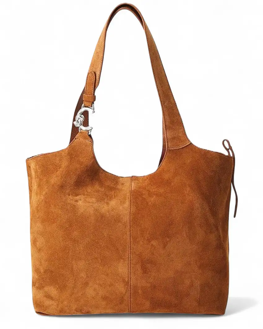 Borsa a spalla C-Easy Suede con Pochette