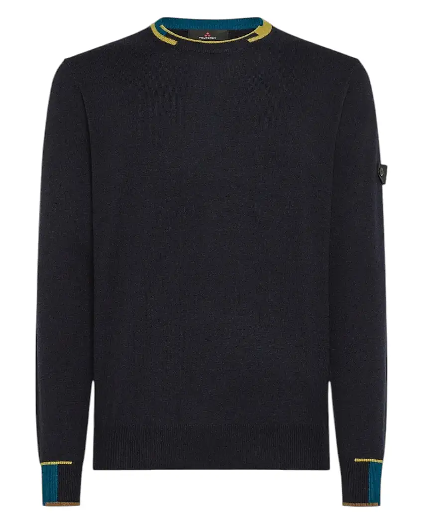 Maglione Peuterey Marlon 04 lana misto a contrasto