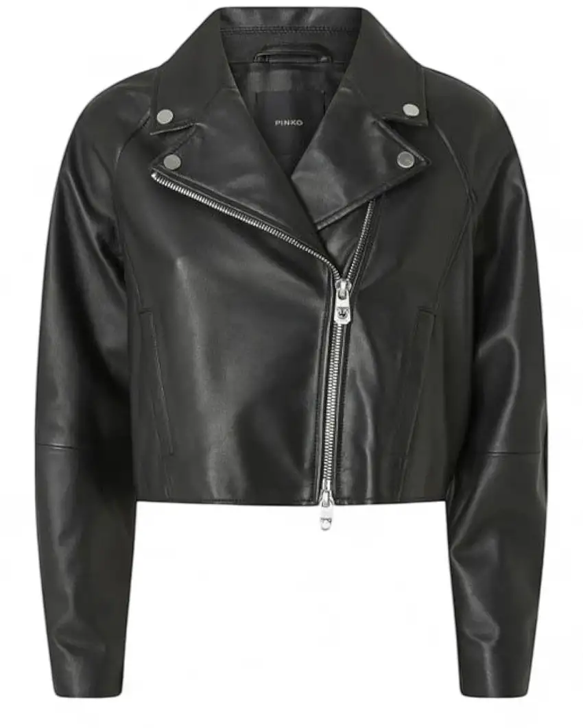 Giubbotto Biker Donna in Nappa Pinko