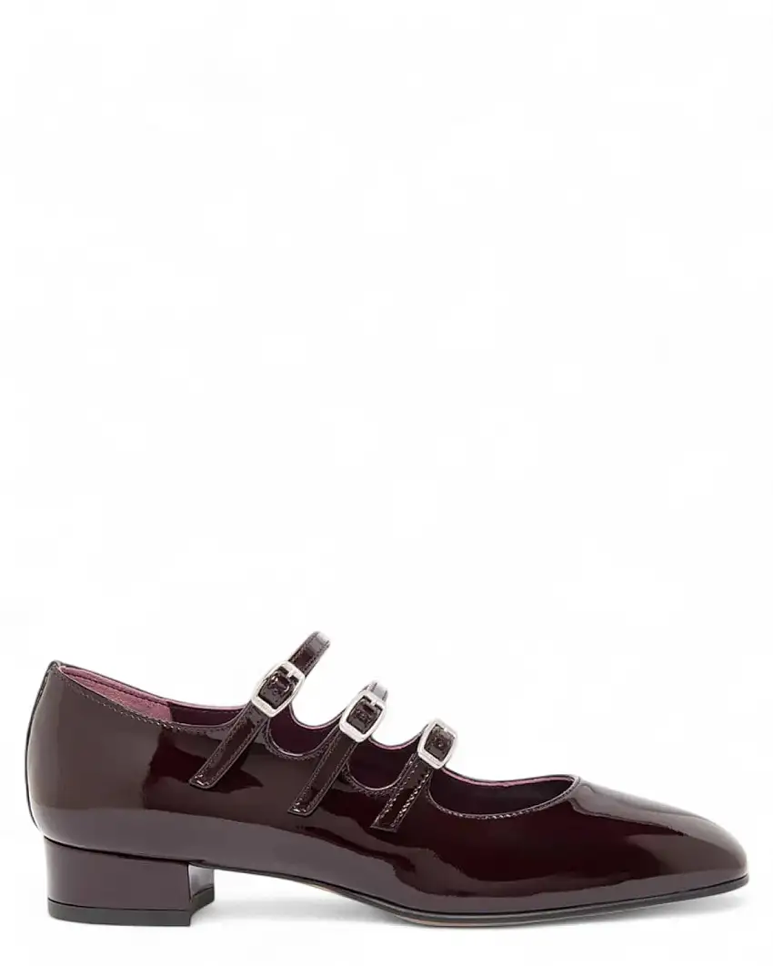 Ariana Mary Janes Vernice - Mary Janes eleganti Carel | Tacco 2 cm, 3 Cinturini