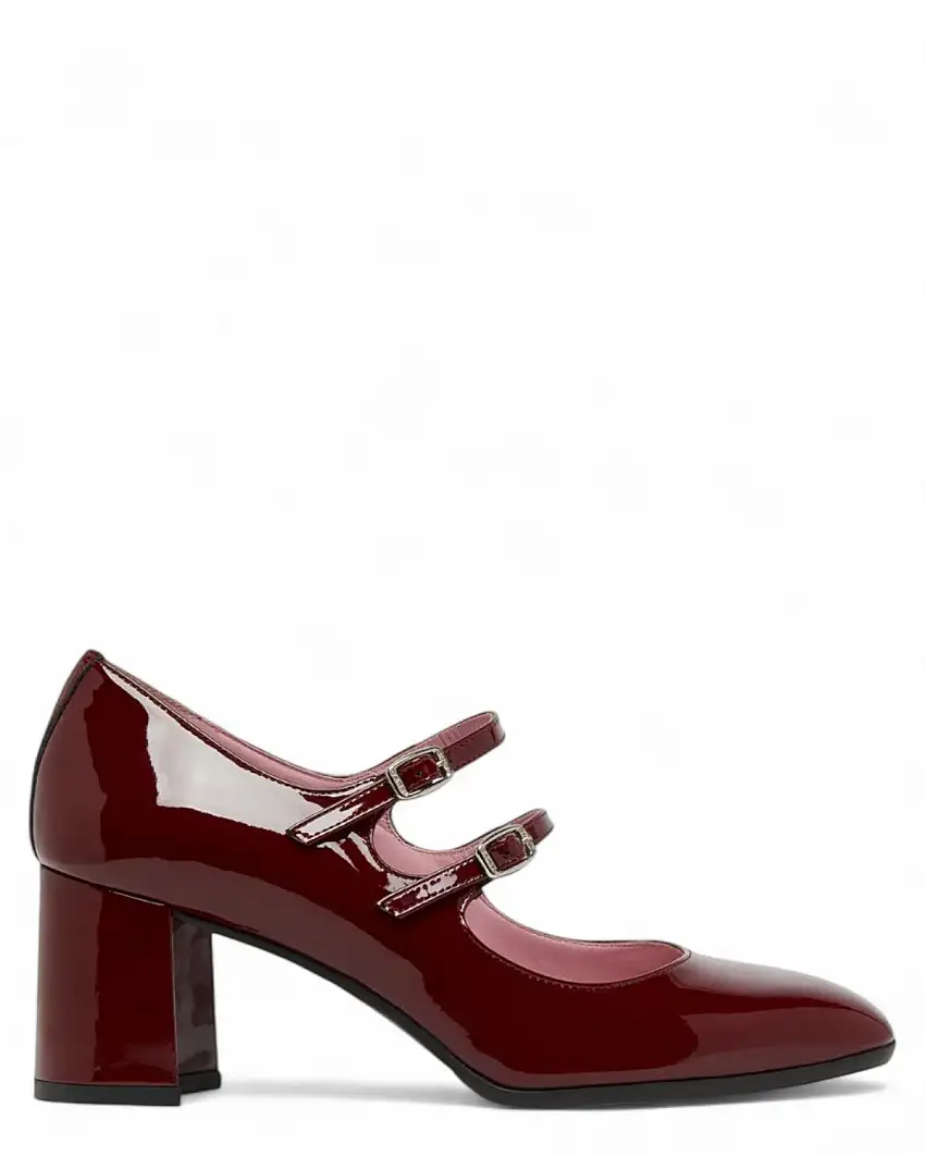 Alice Mary Jane Vernice Carel Paris | Pelle Italiana 6cm