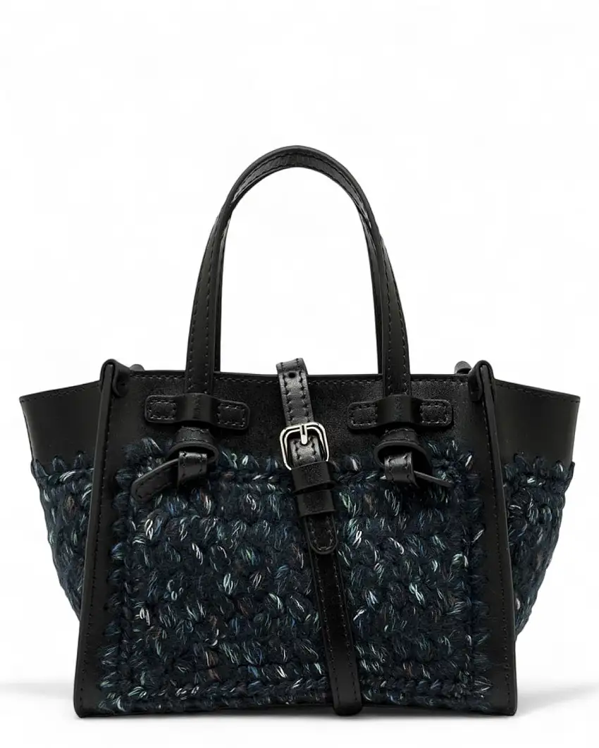 Gianni Chiarini Borsa Miss Marcella in Tessuto Lana e Pelle