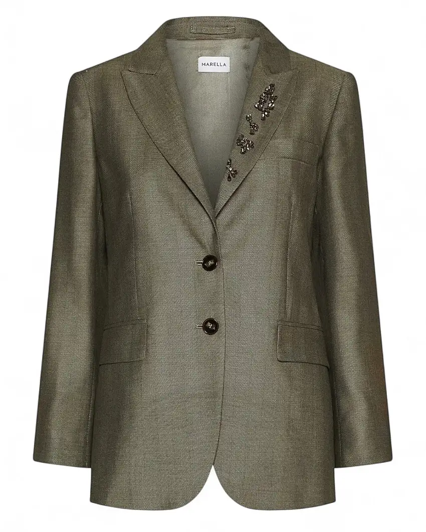 Giacca in saglia con cristalli | Eleganza e Stile