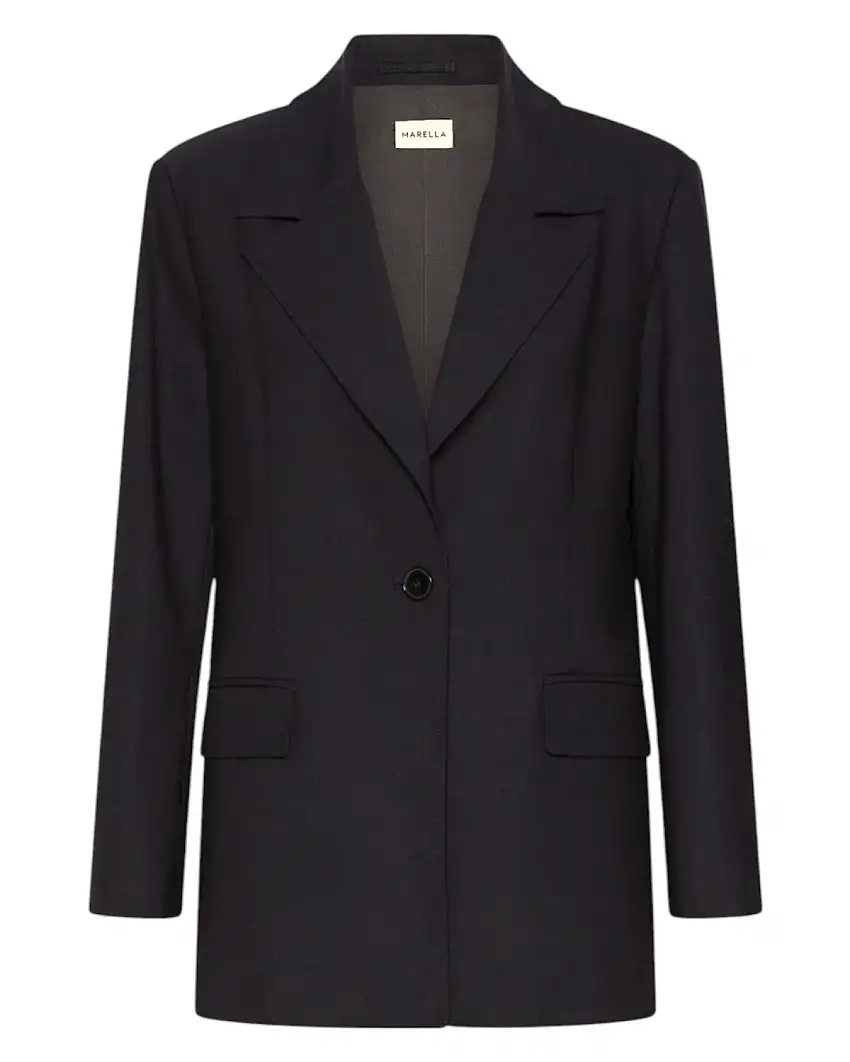 Giacca misto lana moda contemporanea