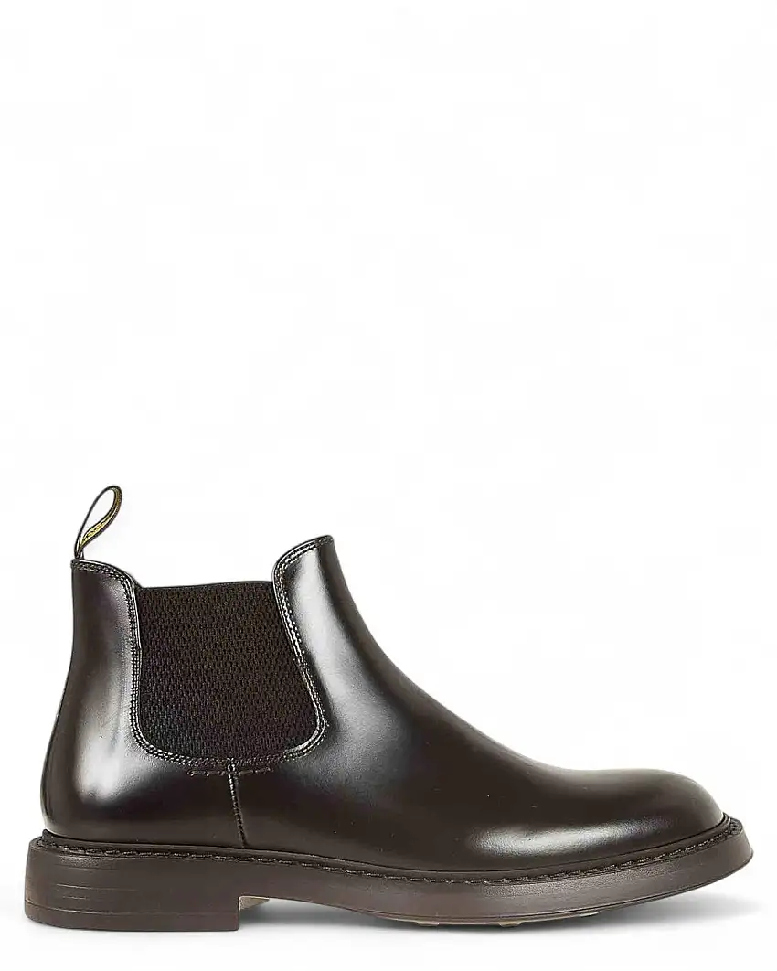 Stivaletti Chelsea Pelle con Elastici Laterali