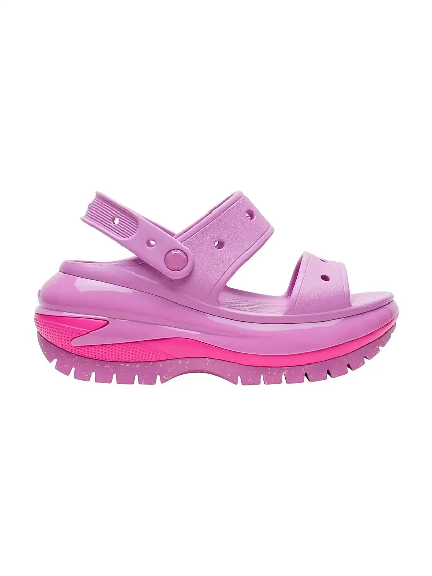 CROCS Women's Sandal Classic Mega Crush Sandal W 207989 6WQ Pink