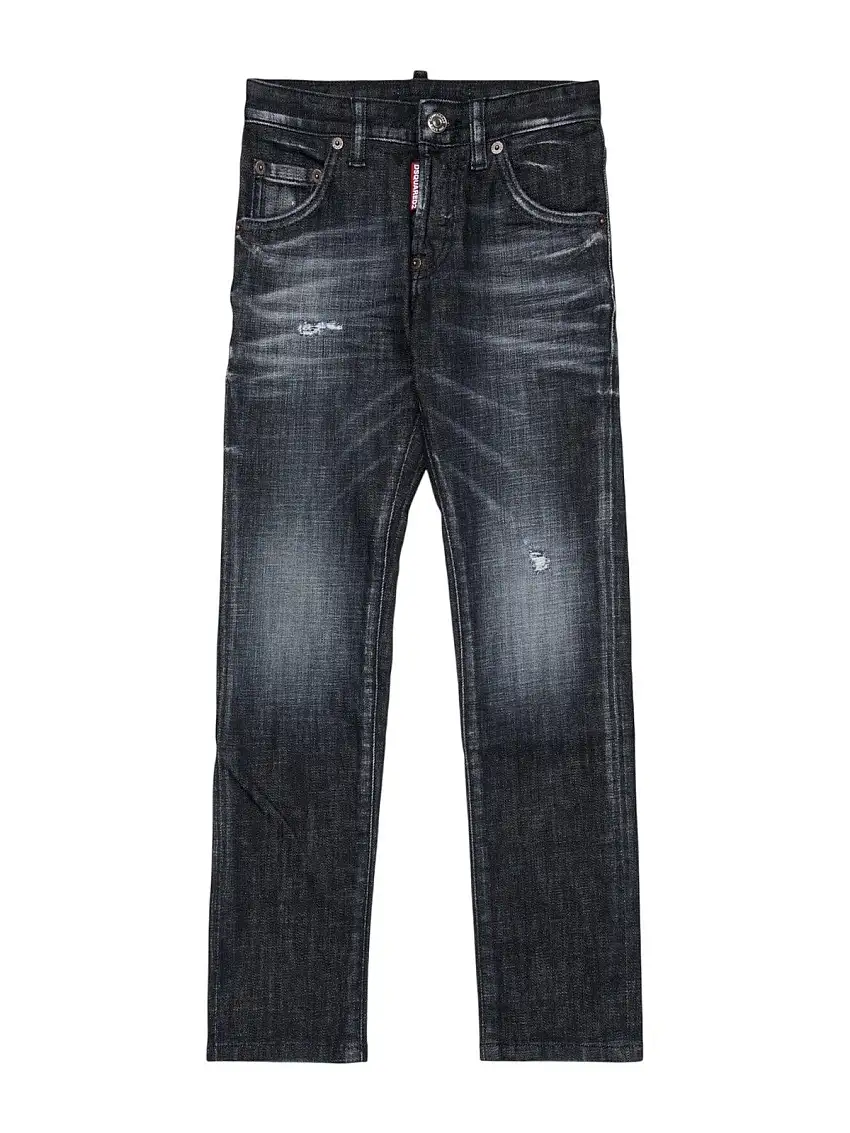 DSQUARED2 Jeans Kids and Boys DQ0236 D0AEQ DQ02 DENIM BLACK