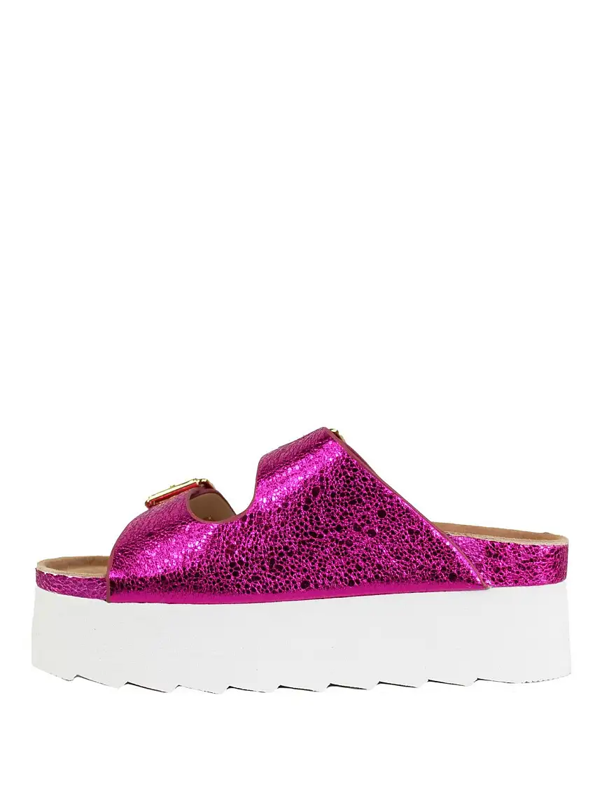 COLORS OF CALIFORNIA Sandal Woman laminated platform sandal HC.BES42 BUB Pink