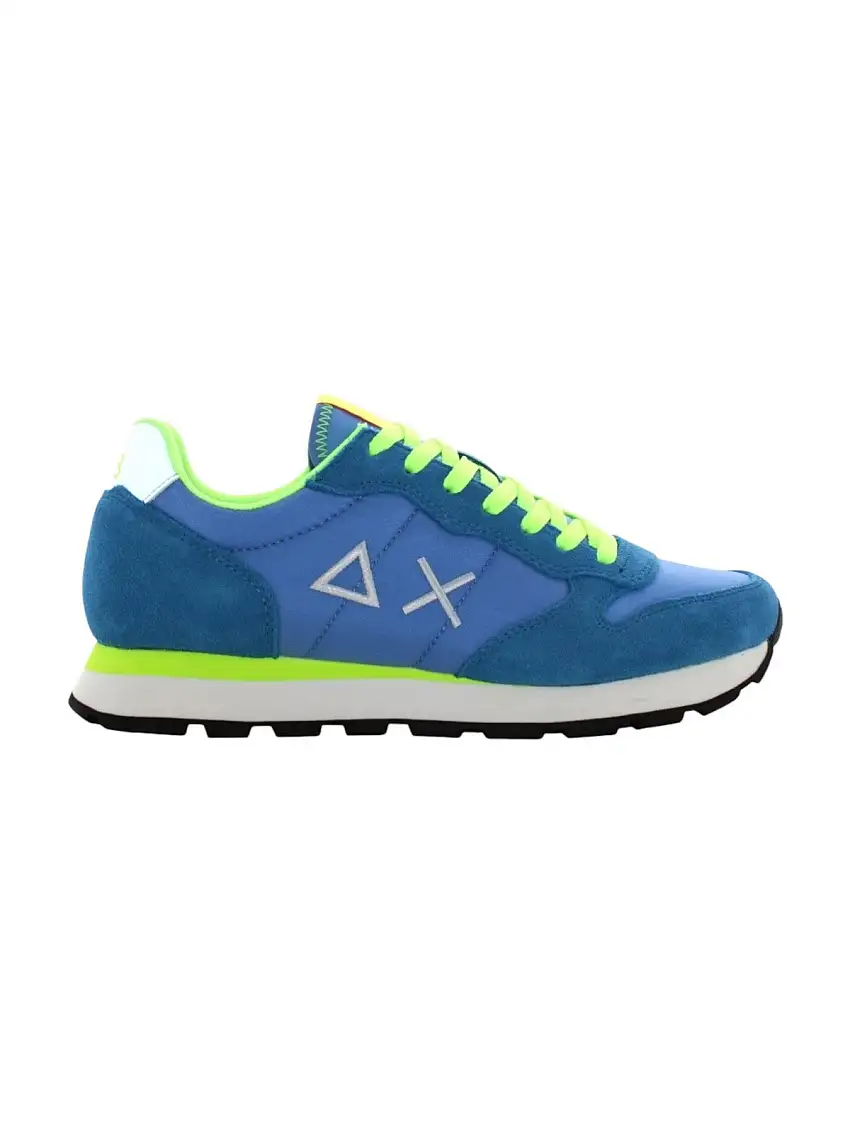 SUN68 Men's Tom Fluo Sneaker Z35102 56 Blue