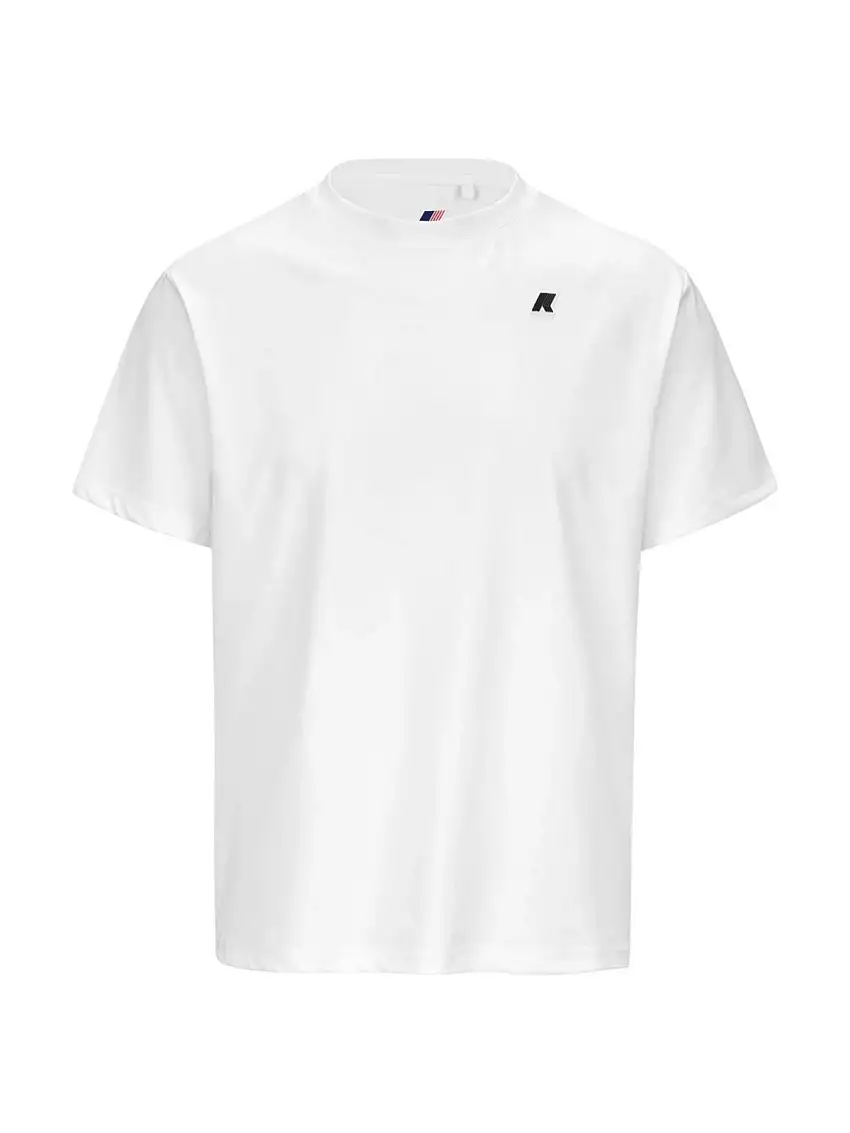 K-WAY Men's T-shirt GRAPHITE K61279W 001 White