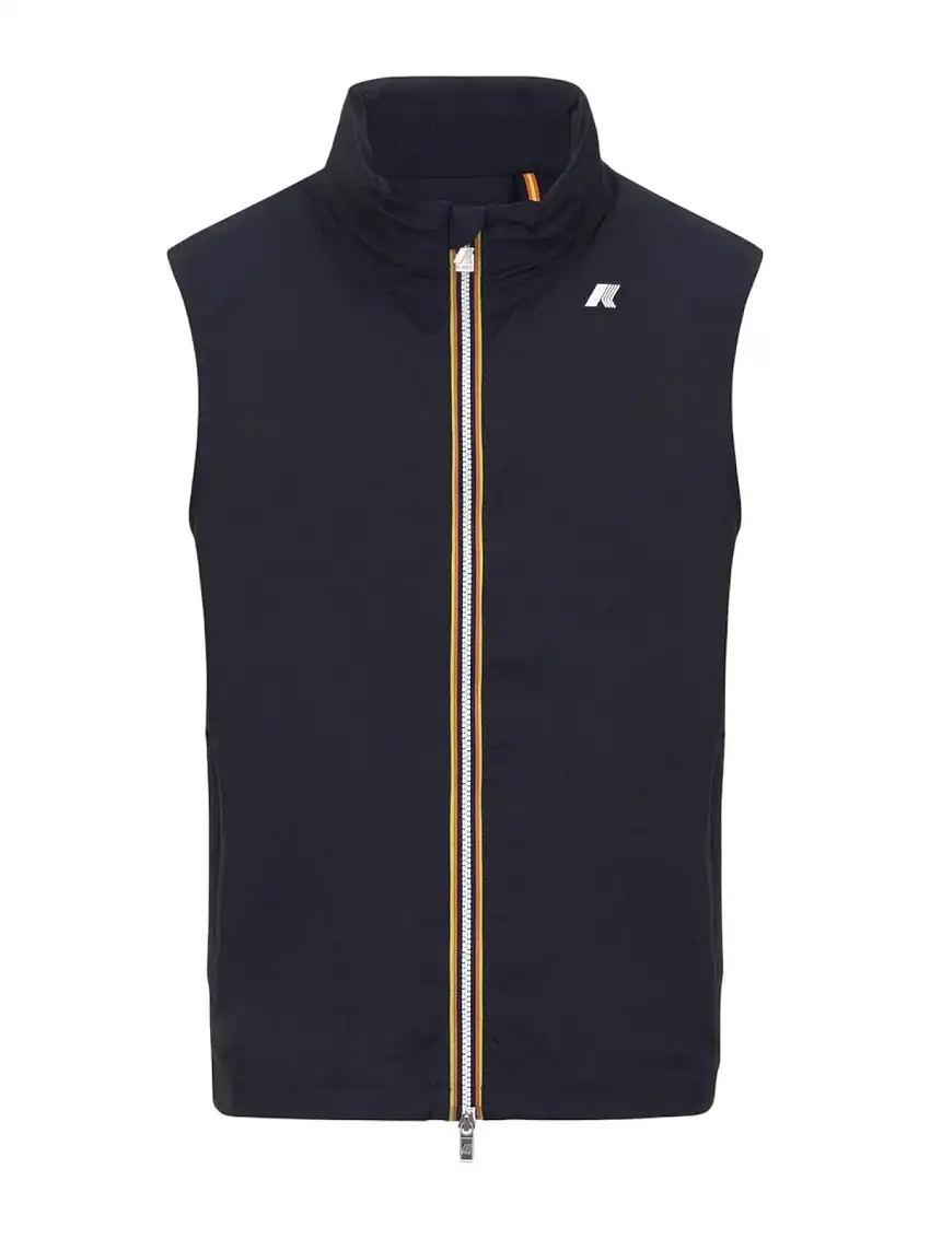 K-WAY Men's Vest Valen Stretch Nylon Jersey K3123TW K89 Blue