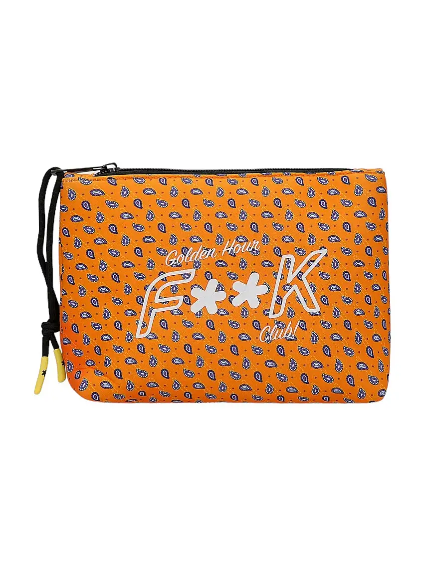 F**K Men's Clutch Bag FK24-A234X11 Orange