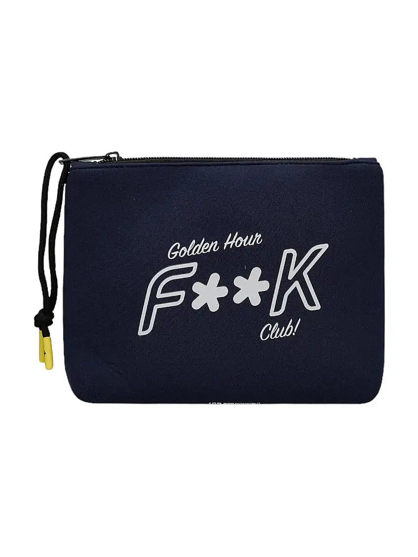 F**K Men's Clutch Bag FK24-A220BU Blue