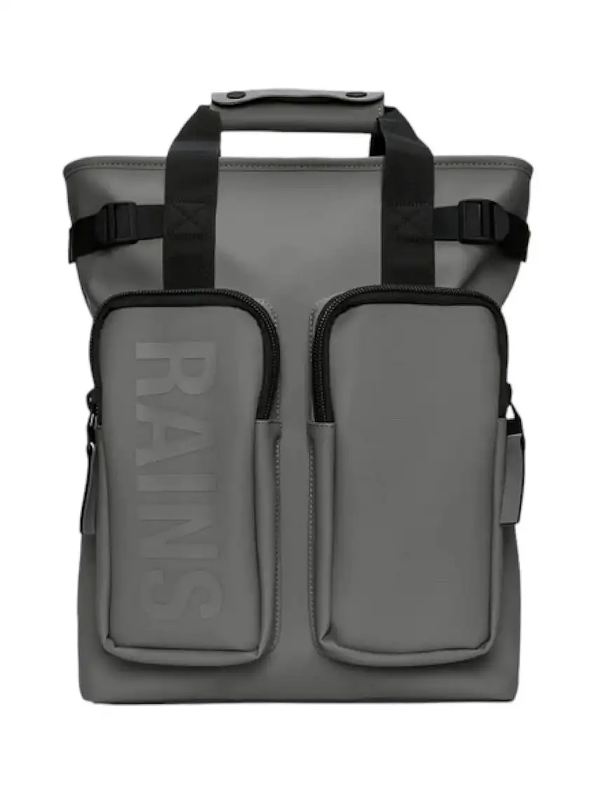 RAINS Unisex Adult Backpack Texel Tote Backpack W3 14240 GRY Grey