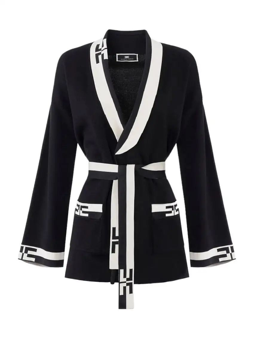 ELISABETTA FRANCHI Women's Cardigan MK53S46E2 685 Black