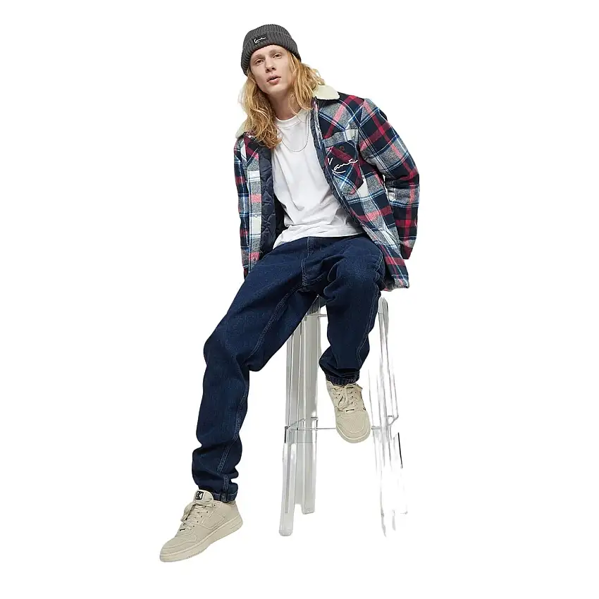 Camicia di flanella Karl Kani Chest Signature