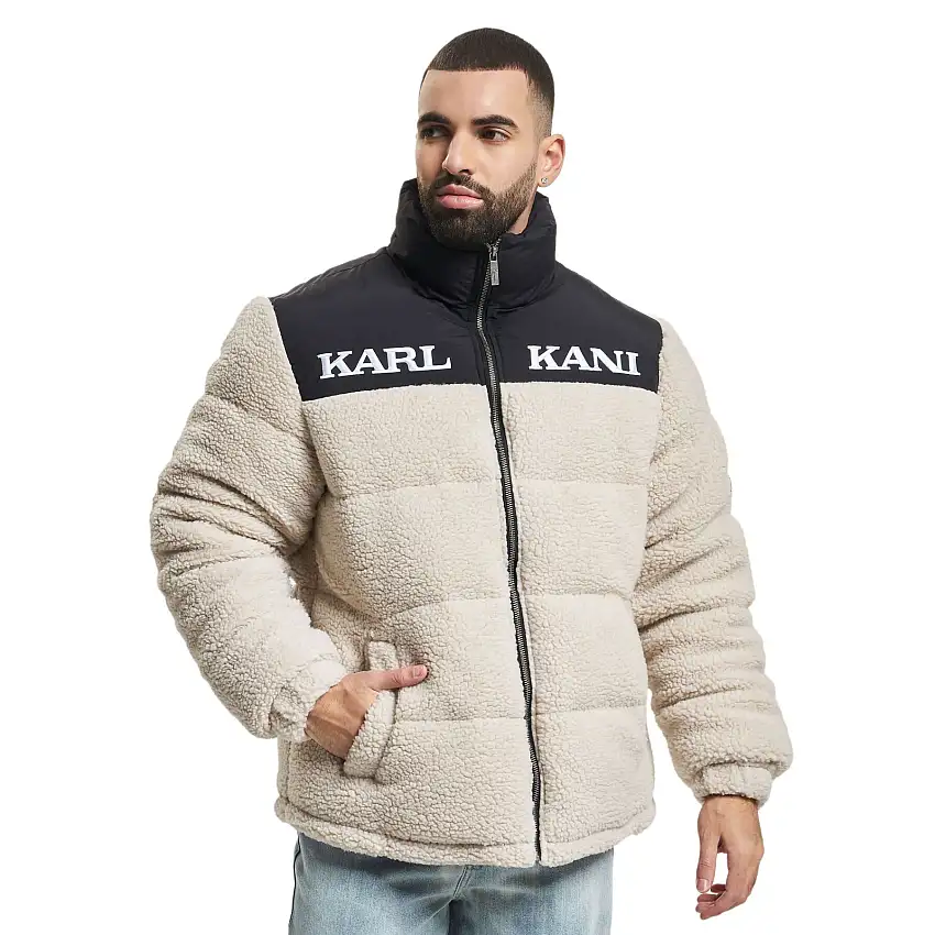 Giacca in pile reversibile Karl Kani Retro