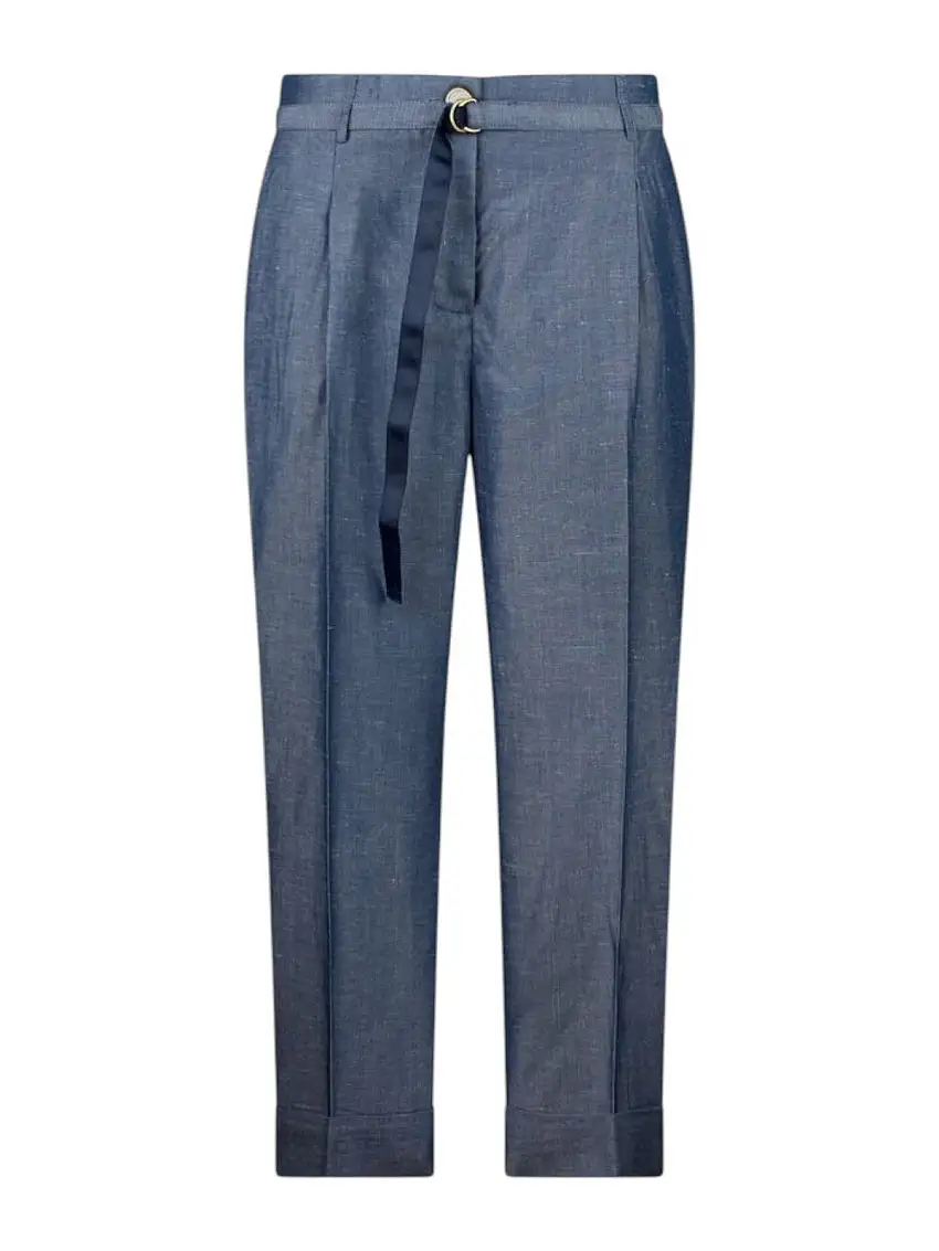 LIU JO WHITE Women's Trousers WA5132T4818 09481 Blue