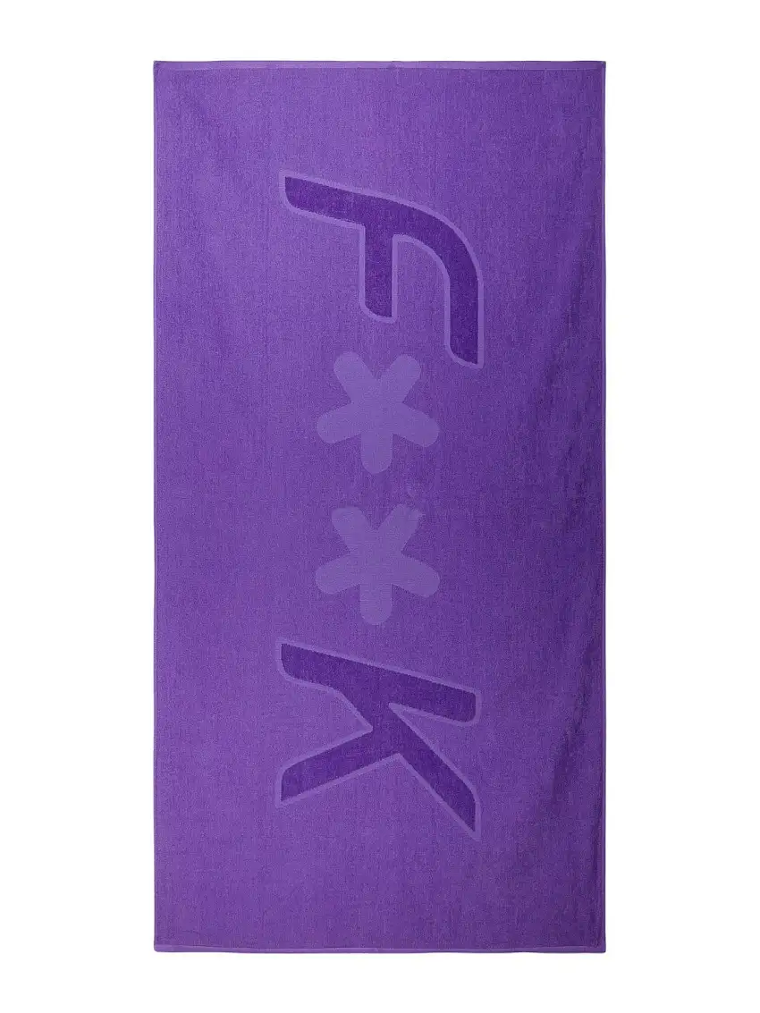 F**K Women's Beach Towel FK24-A270VI Purple
