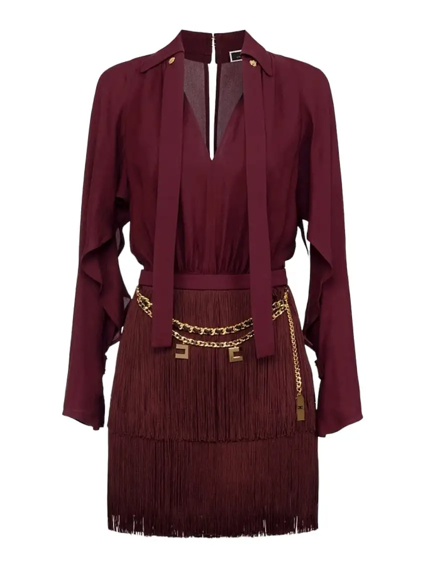 ELISABETTA FRANCHI Women's Dress AB65446E2 CG3 Red