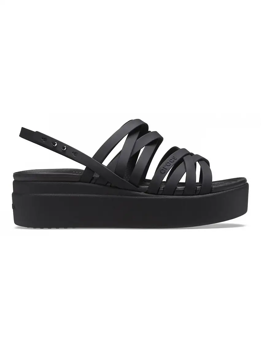 CROCS Women's Sandal Brooklyn strappy low 206751 001 Black