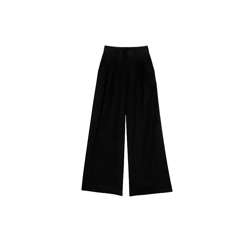 Pantaloni donna a gamba larga con pinces La Petite Étoile Mirazio