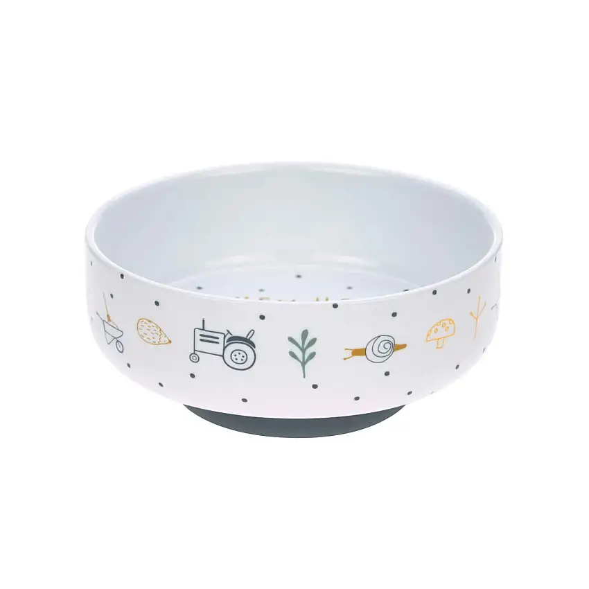 Ciotola per bambini in porcellana e silicone antiscivolo Lässig Garden Explorer