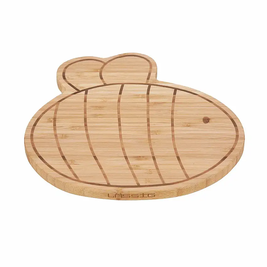 Tavola da colazione in legno di bambù per bambini Lässig Garden Explorer Abeille