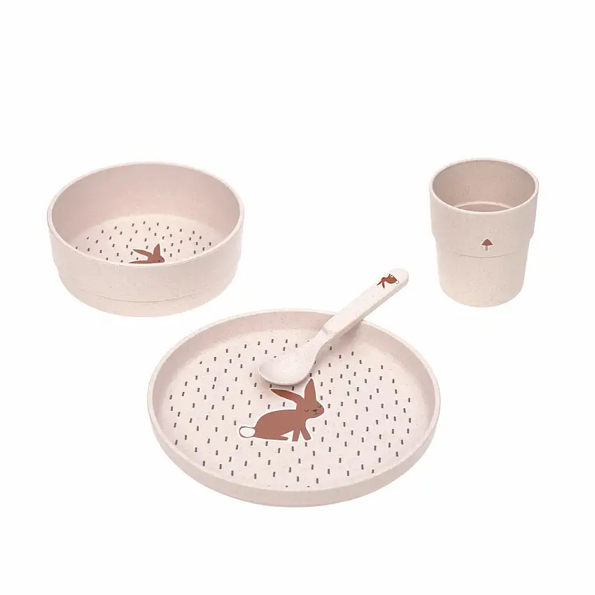 Set di stoviglie per bambini Lässig Little Forest Lapin