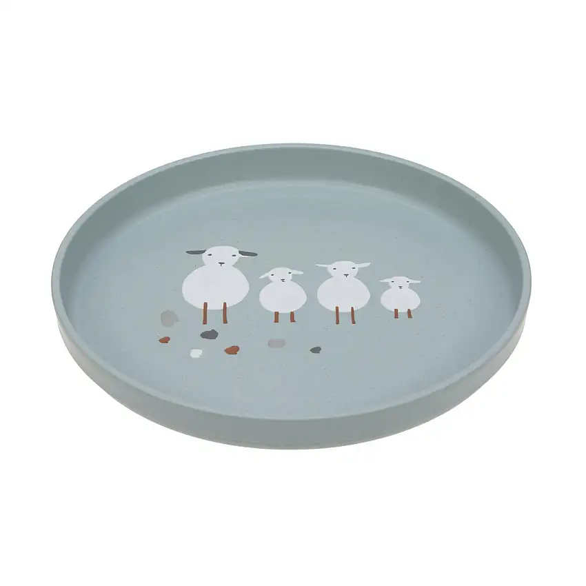 Piatto baby Lässig Tiny Farmer Mouton