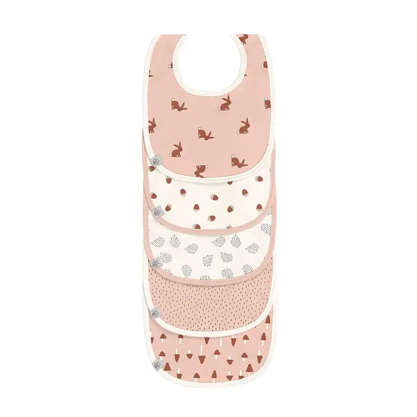 Bavaglini per bambini Lässig Little Forest Lapin (x5) [Misura 3/18 mesi]