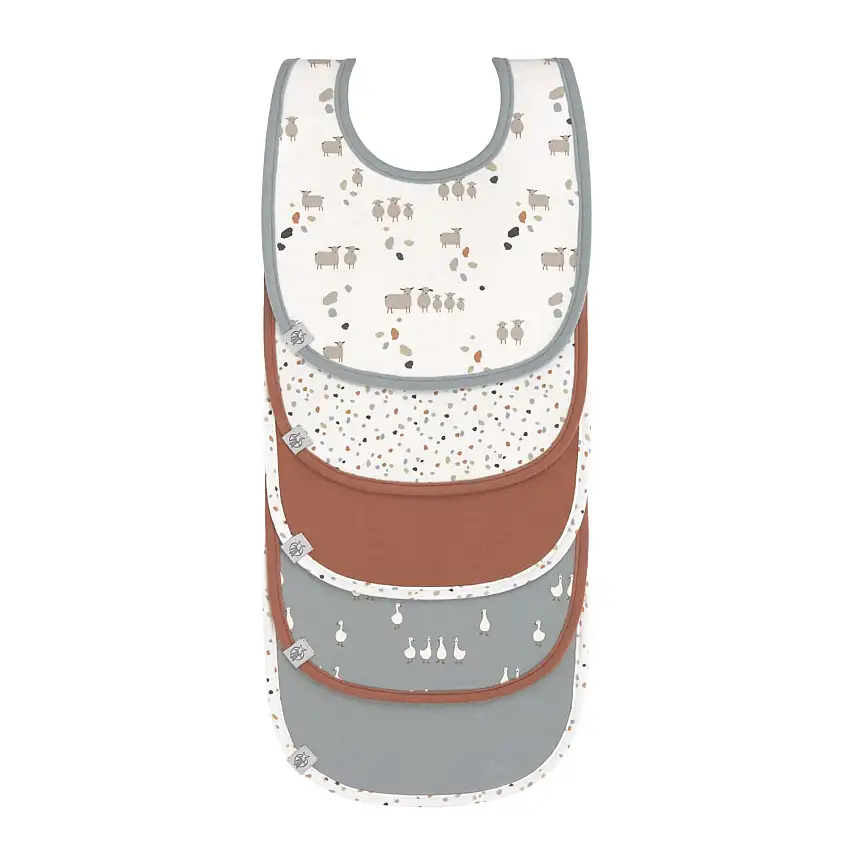 Bavaglini per bambini Lässig Tiny Farmer Mouton (x5)